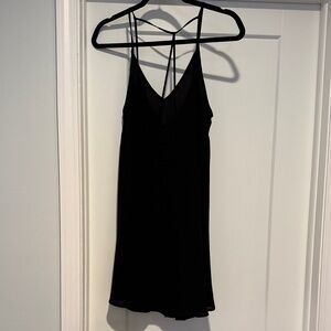 Lush Black Strappy Dress